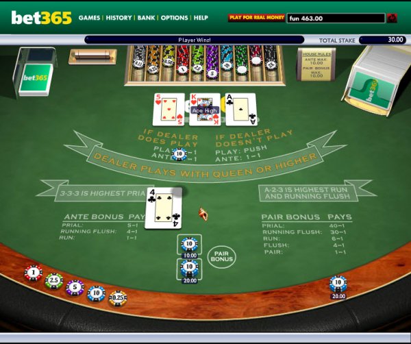 an online casino