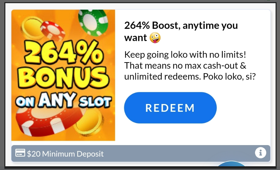 20 free spins no deposit