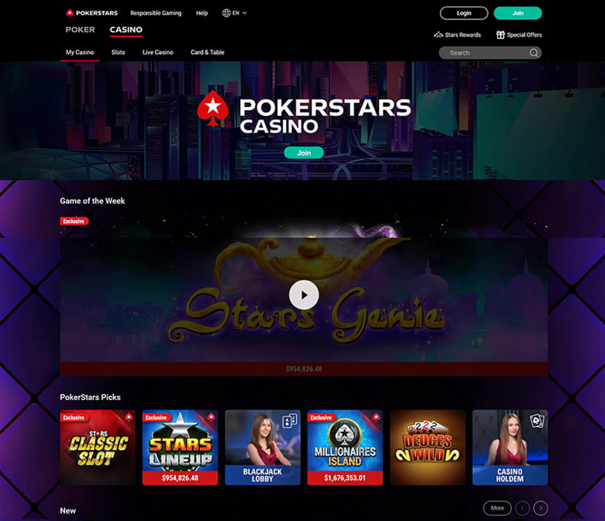 casino table games online