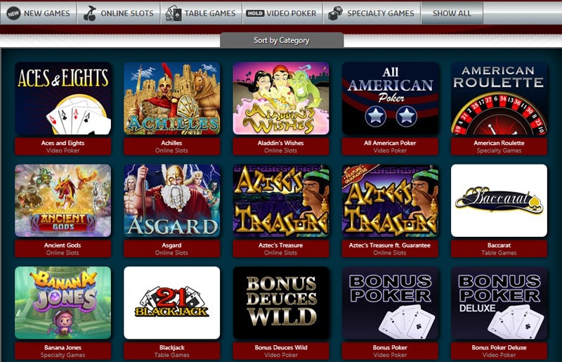 online casino games on net