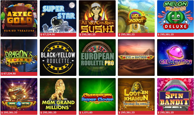 online casino real money